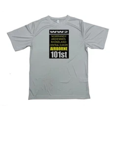 Camiseta estampada personalizada de la 101ª División Aerotransportada de la Segunda Guerra Mundial de Estados Unidos; tallas S-M-L-XL-XXL - Imagen 1 de 1