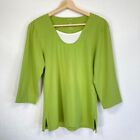 Gabrielle Rohde-Royce 3/4 Sleeve Scoop Neck Stretch T-Shirt Xs