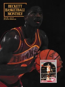 Beckett Basketball Magazine, numero #9 aprile 1991 Dominique Wilkins in copertina - Foto 1 di 1