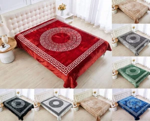 Apollo griechischer Überwurf Nerz Decke groß warm kuschelig super weich Plüsch Fleece Schlafsofa - Bild 1 von 42