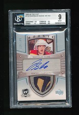 BGS 9 ROSTISLAV OLESZ 2005-06 UPPER DECK THE CUP PATCH AUTOGRAPH AUTO RC #/199