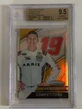 Carl Edwards 2016 Prizm Competitors Prizms Gold 1/10 BGS 9.5 Gem Mint