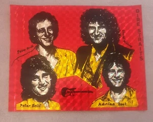 DIRE STRAITS PETER BRILL ADRIAN BOOT STICKER 12X9,5 CM VINTAGE RARE HOLO - Picture 1 of 5
