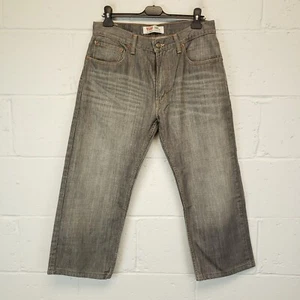 Jeans Levi's 559 Hombre MUY BUEN ESTADO W33 L25 Gris Relajado Recto - Imagen 1 de 11