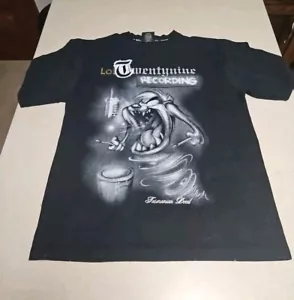 Lot 29 Tazmanian Devil Recording Rapper Shirt Vintage Size L 21x28 - Picture 1 of 4