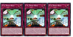 Yugioh - 3X F.A. Dead Heat - Comune - 1° Edizione - FLOD-EN090 - Near Mint - Foto 1 di 1