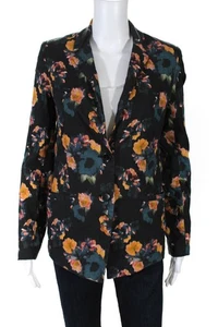 Artelier Nicole Miller Womens Vintage Floral Blazer Black Size Small 11330699 - Picture 1 of 6