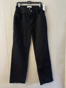 NWT Abercrombie & Fitch Women 30/10 Black Curve Love High Rise 90s Relaxed Jean - Picture 1 of 10