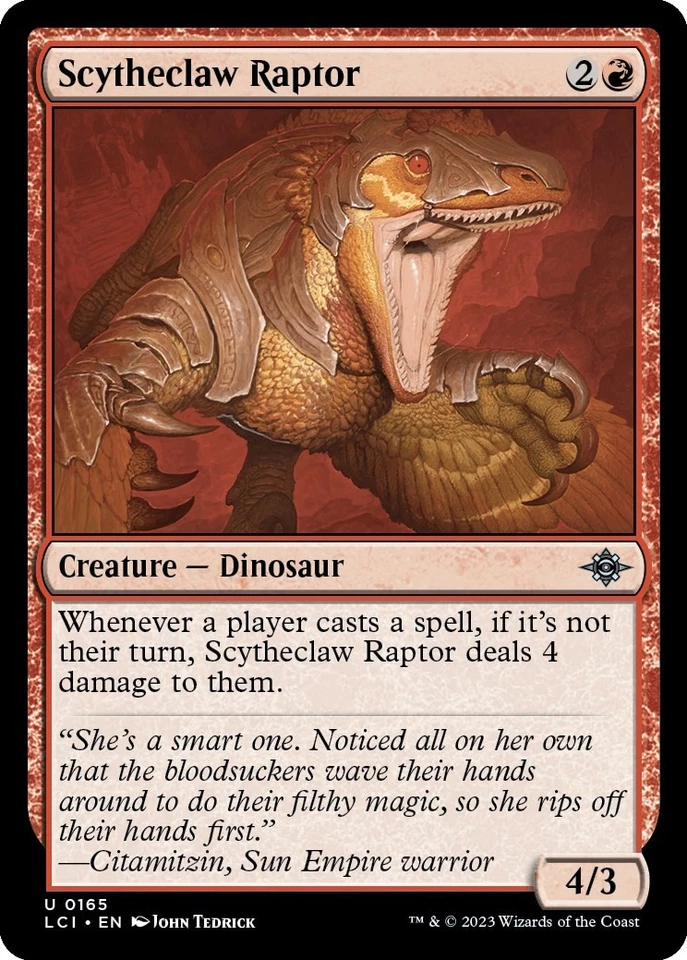 Scytheclaw Raptor 165 LP Normal The Lost Caverns of Ixalan MTG EN - Image 1 of 1