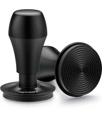 Normcore 53.3mm Espresso Tamper V5, Spring-loaded Coffee Tamper Titanium Pvd Blk