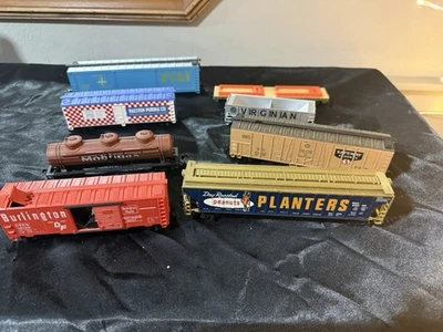 Lote de vagones de tren HO vintage publicidad nombre de carretera jardineras Safeway Ralston DT&I Foto 1 de 4