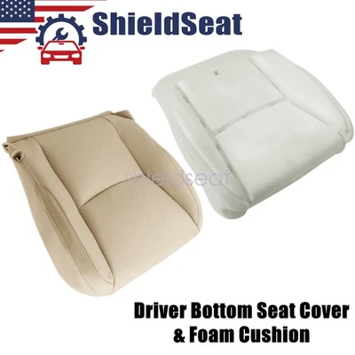 Funda de asiento de repuesto y cojín de espuma para parte inferior del conductor para Lexus GX470 2003-2009 Foto 1 de 4