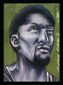2014 LEAF BEST OF BASKETBALL SCOTTIE PIPPEN COLOR SKETCH CARD BY JIM KYLE #1/1!