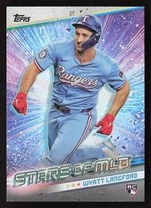 2024 Topps Update #SMLB-85 Wyatt Langford RC STARS OF MLB **8-CARD LOT** QTY - Picture 1 of 2