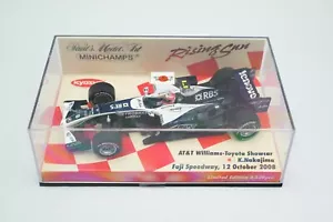 MINICHAMPS 1:43 WILLIAMS TOYOTA SHOWCAR K. NAKAJIMA FUJI SPEEDWAY 2008 ottobre - Foto 1 di 5
