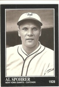 AL SPOHRER CONLON COLLECTION BASEBALL CARD #602