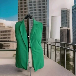 J.JILL Eearever Plus Size Green Vest - Size 2X - Picture 1 of 9