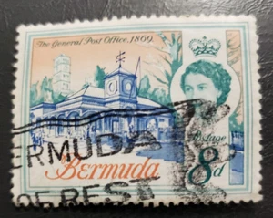Stamp Bermuda Old Post Office, 1869; 1962 A31 #181 - Picture 1 of 2