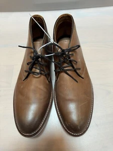 JOHNSTON&MURPHY 204322 MSBT50 UPTON CHUKKA MENS TAN LEATHER BOOT Sz 9 - Picture 1 of 9