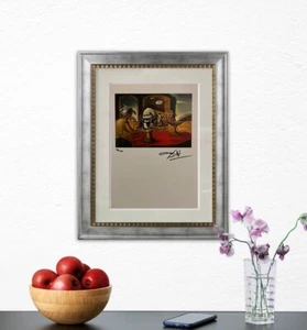 Salvador Dalí, Original Hand-signed Lithograph with COA & Appraisal of $3,500 - Picture 1 of 11