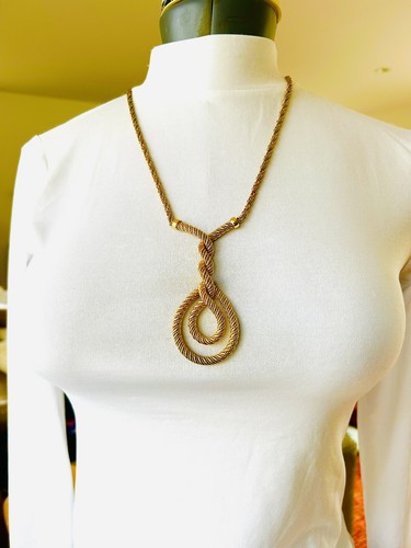 GROSS 1972 GERMANIA Collana Abito Contorto Modernista Dior Modernista Rara