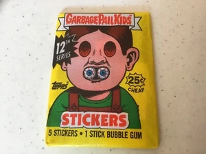 Pack de 12 ceras G. Pail Kids (1). Difícil de encontrar a buen precio. BONITO. - Imagen 1 de 2