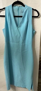 Vestido Antonio Melani Celeste Daydream Azul Sin Mangas Talla 6 - Imagen 1 de 6