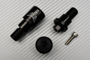 Coppia Contrappesi Manubrio Nero YAMAHA MT-125 MT125 2014-2019 - Picture 1 of 2