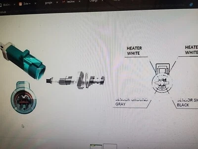 Sensore ossigeno Lambda Premier adatto a Ford Ka Fiesta 1.2 1.3 1.6 + altri modelli  - Immagine 1 di 2