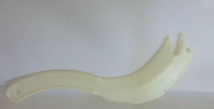 Tupperware Sli Saw All Cheese Slicer Olive Fork Knife Semi Sheer New - Picture 1 of 1