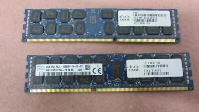 2 Hynix 8GB 2Rx4 PC3L-12800R-11-12-E2 HMT31GR7EFR4A-PB Server Memory Ram 501 - Image 1 of 4