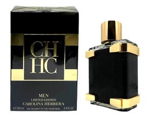 CH HC Men Limited Edition Carolina Herrera Eau de Parfum Spray 100ml e 3.4 FL.OZ - Picture 1 of 5