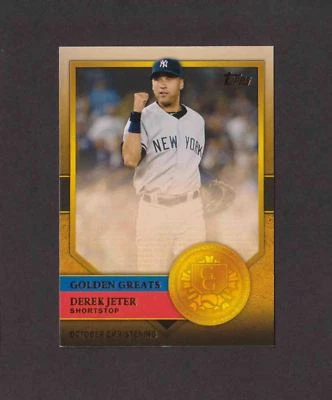2012 Topps Golden Greats #GG-28 DEREK JETER Yankees NRMT - Image 1 of 2