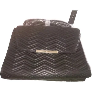  TAHARI BLACK TOTE CROSSBODY SHOULDER CASINO BAG,Blk. MSRP $109 - Picture 1 of 8