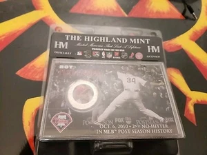 PHILADELPHIA PHILLIES BASEBALL HIGHLAND MINT COIN ROY HALLADAY - Picture 1 of 2