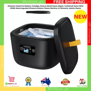 Ultrasonic Cleaner for Retainer, Invisalign, Denture, Mouth Guard, Aligner NEW - Picture 1 of 8