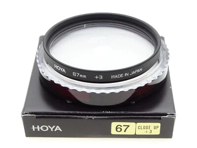 Hoya 67mm Close-Up +3 Filter (Boxed) - Clean & Checked - For Macro Photography - Image 1 of 2