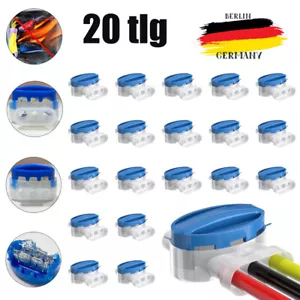 20 tlg Kabelverbinder Scotchlok für Gardena Automover Rasenroboter Husqvarna DE - Bild 1 von 10