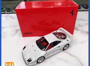KYOSHO 1/18 Scale  Ferrari F40 Metal Diecast Model Car White Boys Gifts Collecti