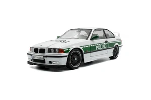 Solido 1991 BMW E36 M3 Coupe Polizei (German Police) White Green 1:18 S1803915 - Picture 1 of 7
