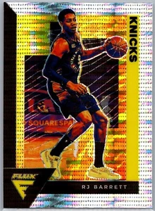 2020-21 Panini Flux #116 RJ Barrett Silver Pulsar Prizm New York Knicks - Picture 1 of 2