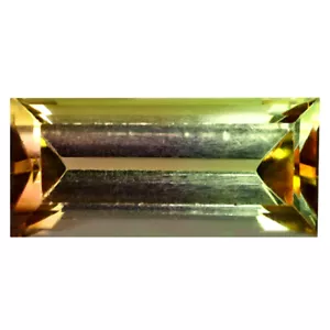 2.57 ct Octagon (12 x 6 mm) Unheated / Untreated Mozambique Bi- Tourmaline - Picture 1 of 2