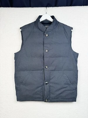 Chaleco acolchado de plumón VINCE azul - pequeño para hombre Foto 1 de 4