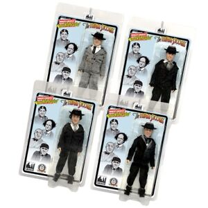The Three Stooges 8 Inch Action Figures Series: Gangster Series Set of all 4
