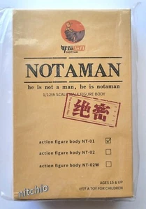NT-01: Nota Studio Notaman 1/12 Scale Action Figure – MUSCULAR BODY for Custom - Picture 1 of 8