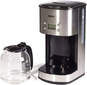 Digital Filter Coffee Machine, 800W, Black-Silver, Igenix IG8250 - Picture 1 of 3