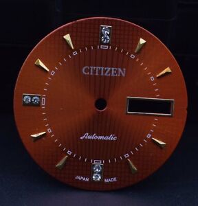 Used Citizen 8200 Repainted 28.5MM dial Key @ 3 For Replacement Work Dl-93