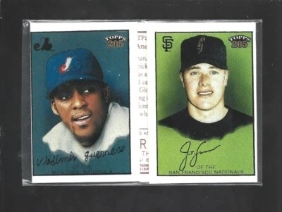 2003 Topps 205 Triple Folder Polar Bear #TF46 Vladimir Guerrero / J.T. Snow card - Image 1 of 2