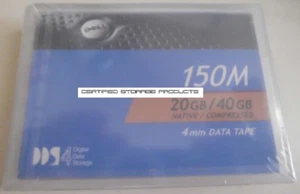 NEW 1/PK Dell 9W083 DDS-4 4mm 150M 20GB/40GB DAT40 Tape Cartridge CDM40 STDM40 - Picture 1 of 1