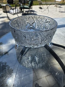 American Brilliant Cut Glass Bowl 1900s  - Picture 1 of 19